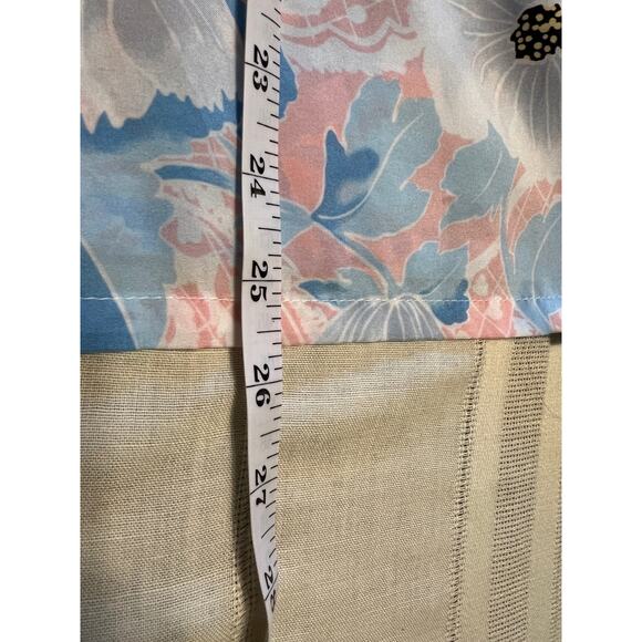 Vintage Ms Bond Volup Pastel Floral Polyester Blouse with Bow Detail - Picture 5 of 8